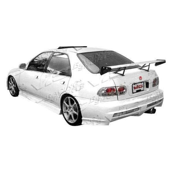 1992-1995 Honda Civic 2 doors 4 doors Xtreme Style FRP Primer Rear Bumper-1