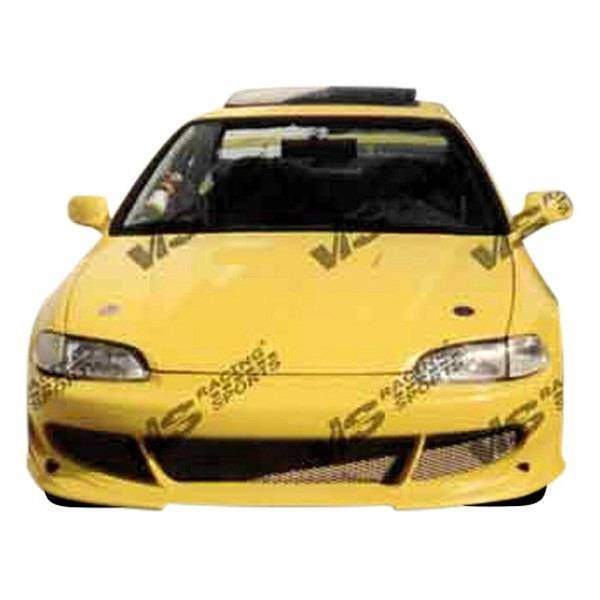 1992-1995 Honda Civic 2 doors FUZION Style FRP Primer Front Bumper-1