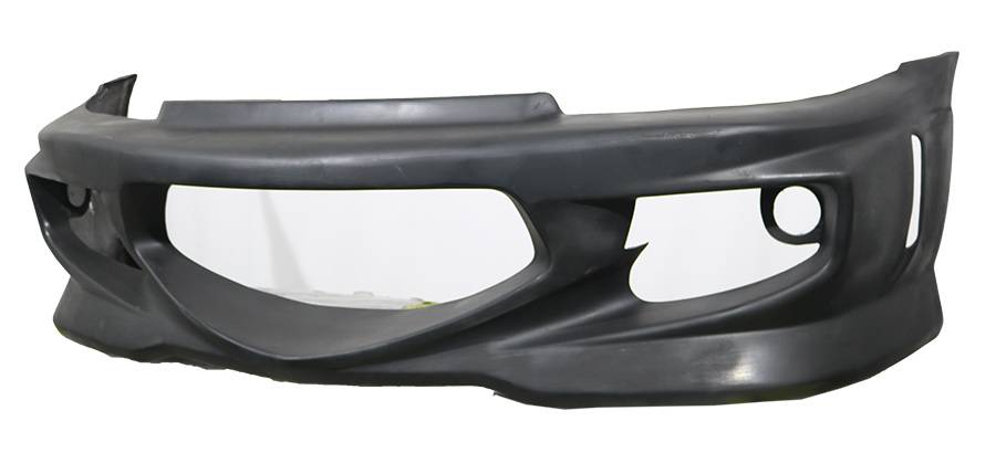 1992-1995 Honda Civic Hatchback 2 doors GT BOMBER Style FRP Primer Front Bumper-1