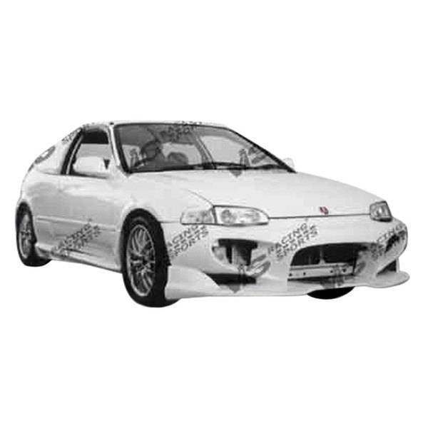 1992-1995 Honda Civic Hatchback 2 doors Invader 1 Style FRP Primer Front Bumper-1