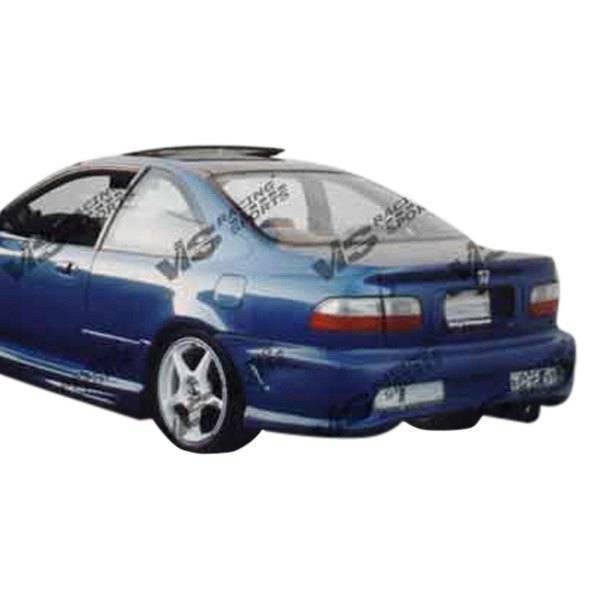 1992-1995 Honda Civic 2 doors 4 doors kombat 2 Style FRP Primer Rear Bumper-1