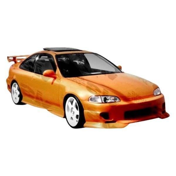 1992-1995 Honda Civic Hatchback 2 doors Strada F2 Style FRP Primer Front Bumper-1