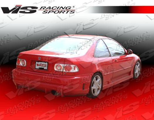 1992-1995 Honda Civic 2 doors TSC Style FRP Primer Full Kit-3