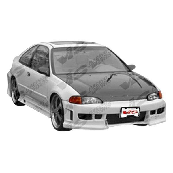 1992-1995 Honda Civic Hatchback 4 doors 2 doors Z1 BOXER Style FRP Primer Front Bumper-1
