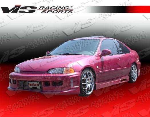 1992-1995 Honda Civic 4 doors Z1 BOXER Style FRP Primer Full Kit-3