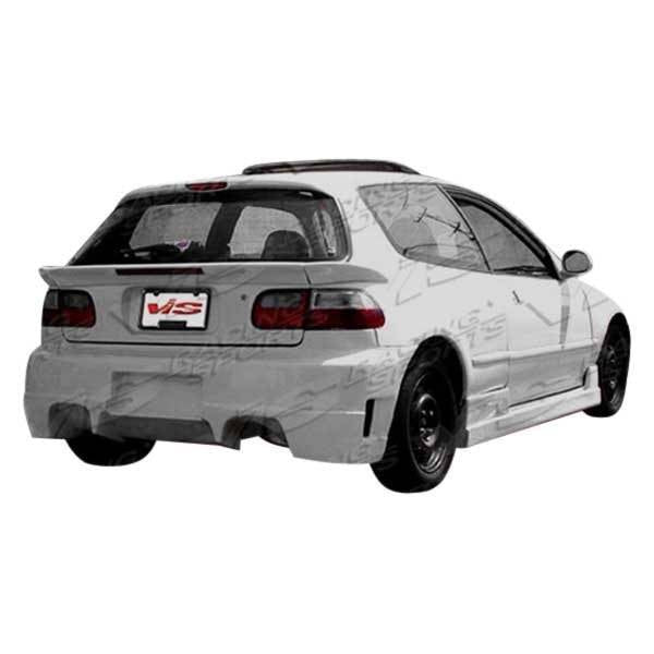 1992-1995 Honda Civic Hatchback 3pc MID Style FRP Primer Spoiler-1