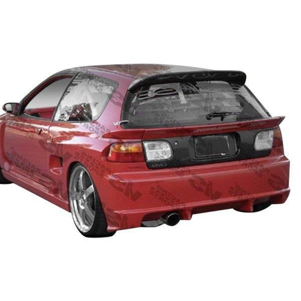 1992-1995 Honda Civic Hatchback OEM Style Carbon Fiber Black Hatch-1