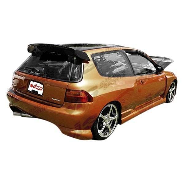1992-1995 Honda Civic Hatchback QUEST Style FRP Primer Fenders-1