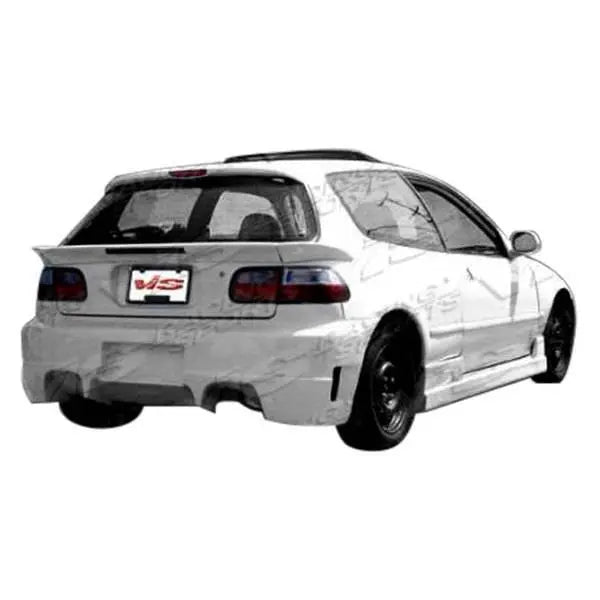 1992-1995 Honda Civic Hatchback TSC Style FRP Primer Side Skirts-1