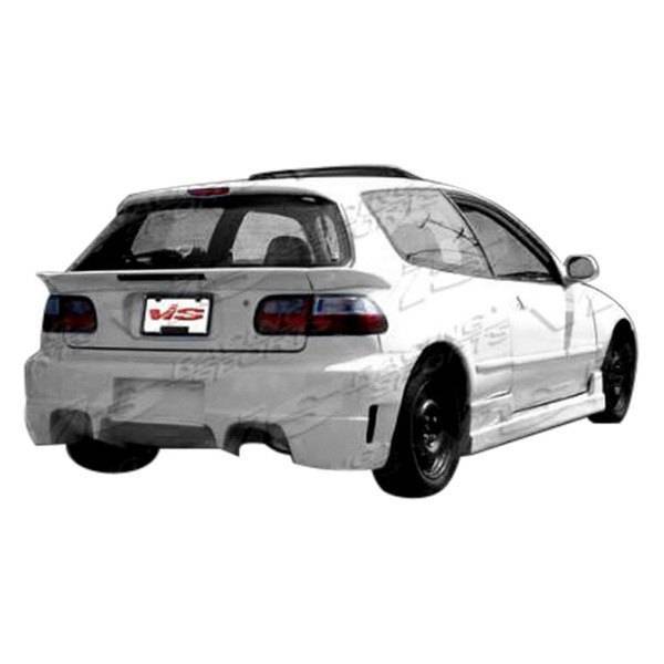 1992-1995 Honda Civic Hatchback TSC Style FRP Primer Full Kit-1
