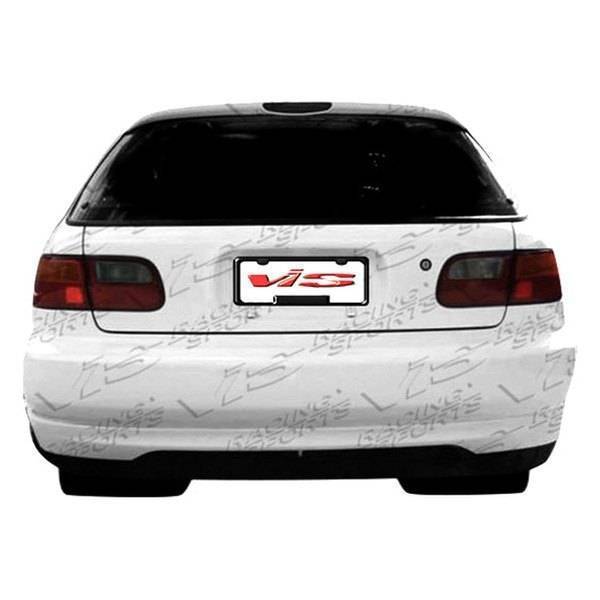 1992-1995 Honda Civic Hatchback Type R Style FRP Primer Rear Lip-1