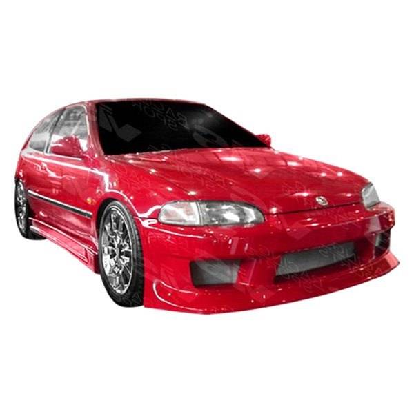 1992-1995 Honda Civic Hatchback V Speed Style FRP Primer Full Kit-1