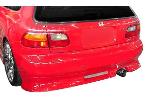 1992-1995 Honda Civic Hatchback V Speed Style FRP Primer Full Kit-2