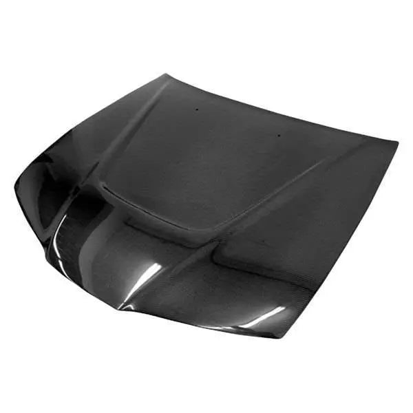1992-1996 Honda Prelude 2 doors JS Style Carbon Fiber Black Hood-2