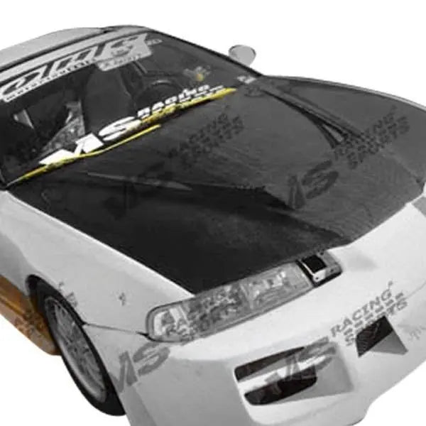 1992-1996 Honda Prelude 2 doors INVADER Style Carbon Fiber Black Hood-1