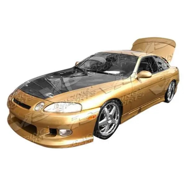 1992-2000 Lexus SC300 SC400 2 doors V Speed Style FRP Primer Side Skirts-1