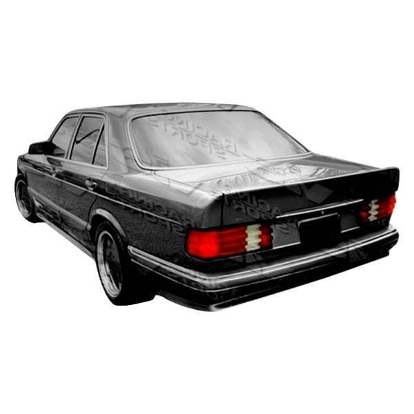 1992-1999 Mercedes S Class W140 4 doors EURO TECH Style FRP Primer Rear Bumper-1