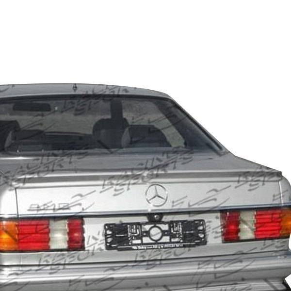 1992-1999 Mercedes S Class W140 4 doors EURO TECH Style FRP Primer Spoiler-1