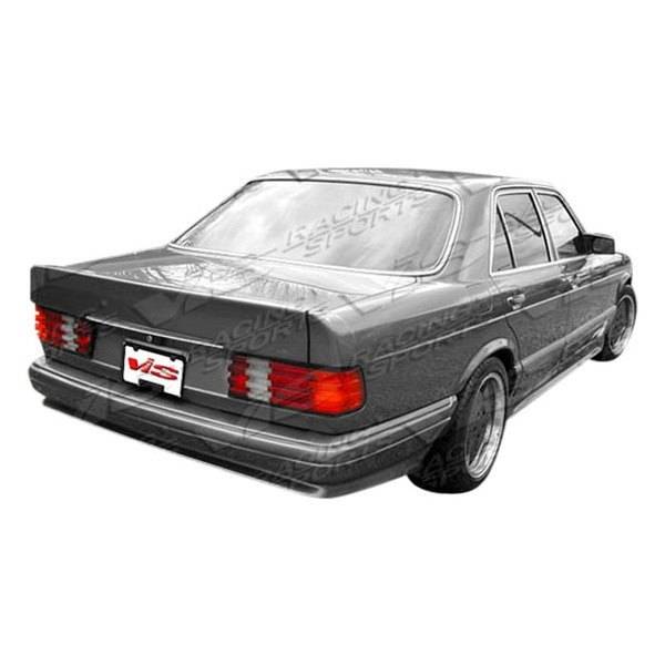 1992-1999 Mercedes S Class W140 4 doors EURO TECH Style FRP Primer Full Kit-2