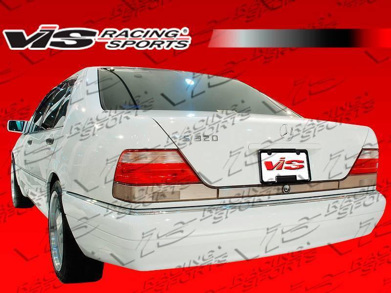 1992-1999 Mercedes S Class W140 4 doors LASER Style FRP Primer Rear Bumper-1
