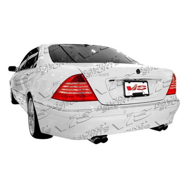 1992-1999 Mercedes S Class W140 4 doors LASER Style FRP Primer Full Kit-3