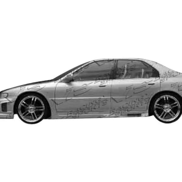 1992-1996 Toyota Camry 4 doors Z1 BOXER Style FRP Primer Side Skirts-1