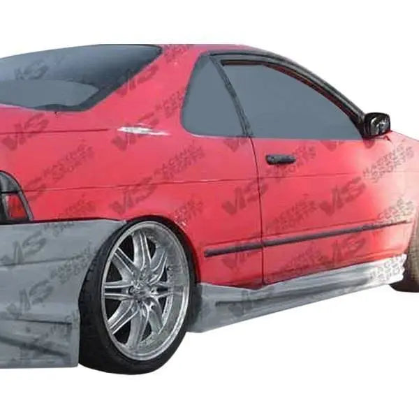 1992-1995 Toyota Paseo 2 doors BALLISTIX Style FRP Primer Side Skirts-1
