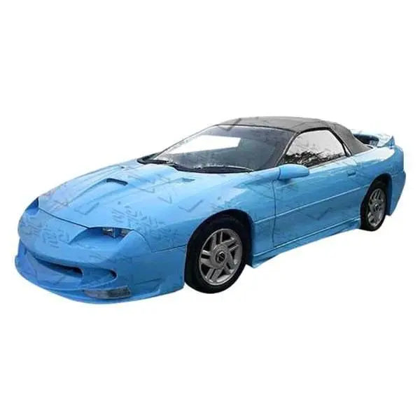1993-1997 Chevrolet Camaro 2 doors SNIPER Style FRP Primer Side Skirts-1