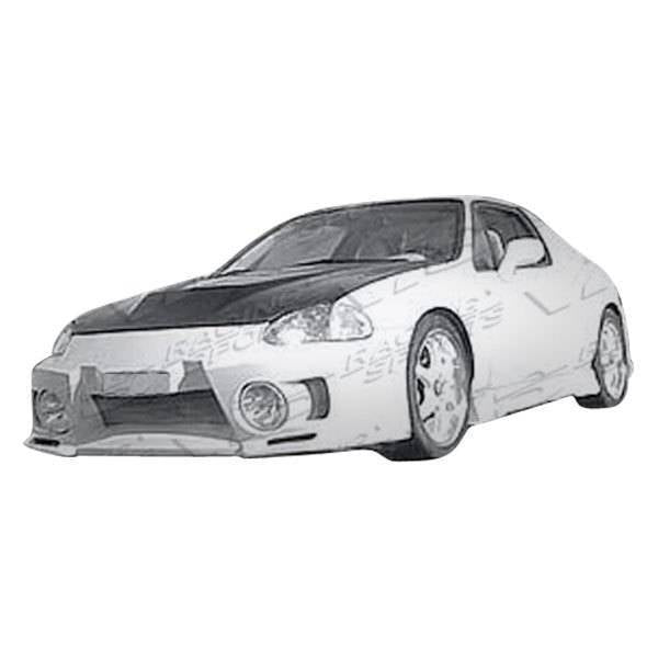 1993-1996 Honda Del Sol 2 doors EVO 5 Style FRP Primer Front Bumper-1