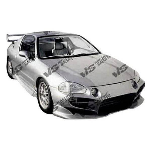 1993-1996 Honda Del Sol 2 doors INVADER Style FRP Primer Front Bumper-2