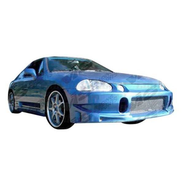 1993-1996 Honda Del Sol 2 doors TSC Style FRP Primer Full Kit-1