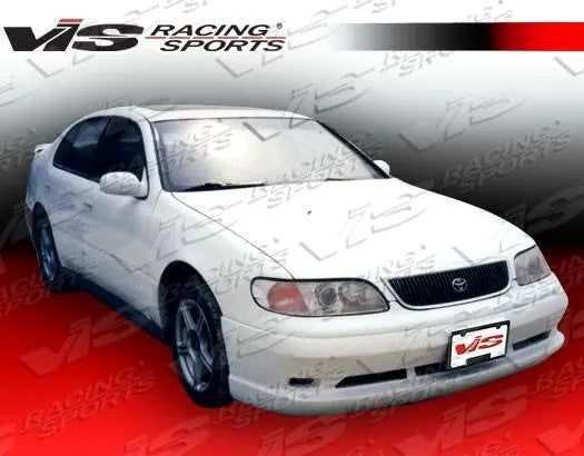 1993-1997 Lexus GS300 GS400 4 doors VIP Style FRP Primer Side Skirts-2