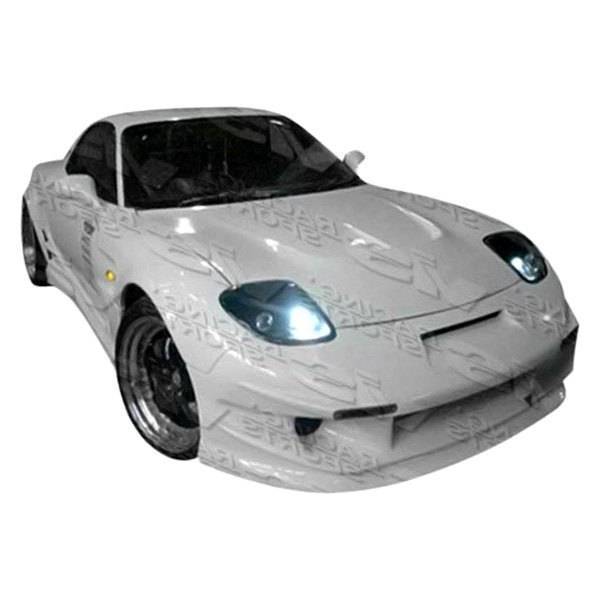 1993-1997 Mazda RX7 2 doors ALFA Style FRP Primer Front Bumper-1