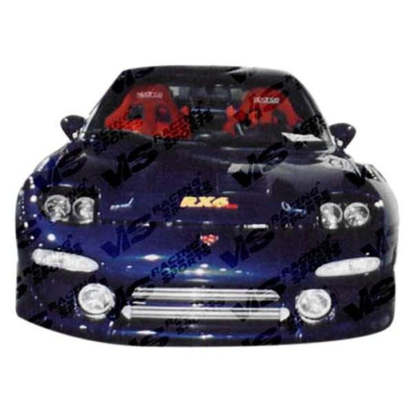 1993-1997 Mazda RX7 2 doors Evolution Style FRP Primer Front Bumper-1