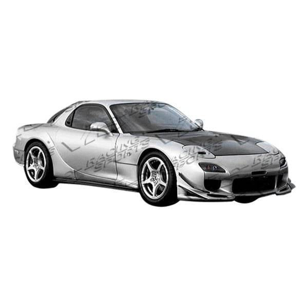 1993-1997 Mazda RX7 2 doors FUZION Style FRP Primer Front Bumper-1