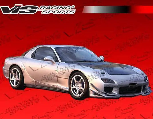 1993-1997 Mazda RX7 2 doors FUZION Style FRP Primer Side Skirts-2