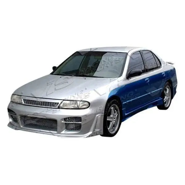 1993-1997 Nissan Altima 4 doors OMEGA Style FRP Primer Side Skirts-1