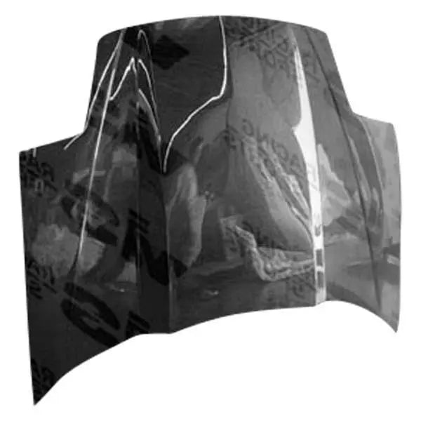 1993-1997 Pontiac Firebird 2 doors Cowl Induction Style Carbon Fiber Black Hood-1