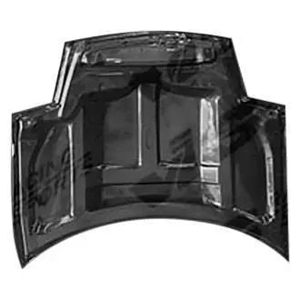 1993-1997 Pontiac Trans AM 2 doors Cowl Induction Style Carbon Fiber Black Hood-1