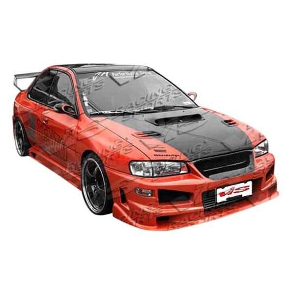 1993-2001 Subaru Impreza 4 doors MONSTER Style FRP Primer Full Kit-1