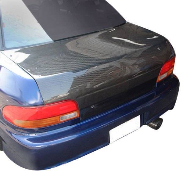 1993-2001 Subaru Impreza 2 doors 4 doors OEM Style Carbon Fiber Black Trunk-1