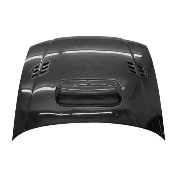 1993-2001 Subaru Impreza 2 doors 4 doors STI Style Carbon Fiber Black Hood-1