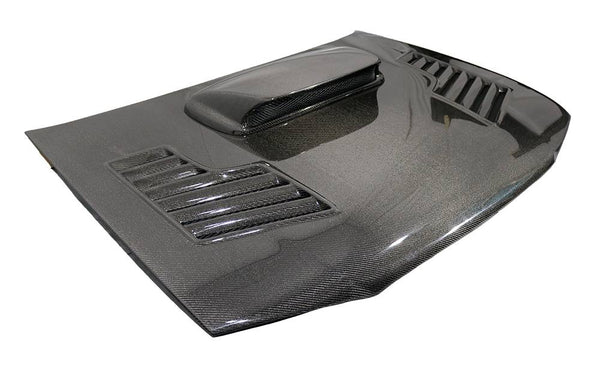 1993-2001 Subaru Impreza 2 doors 4 doors TRACER Style Carbon Fiber Black Hood-1