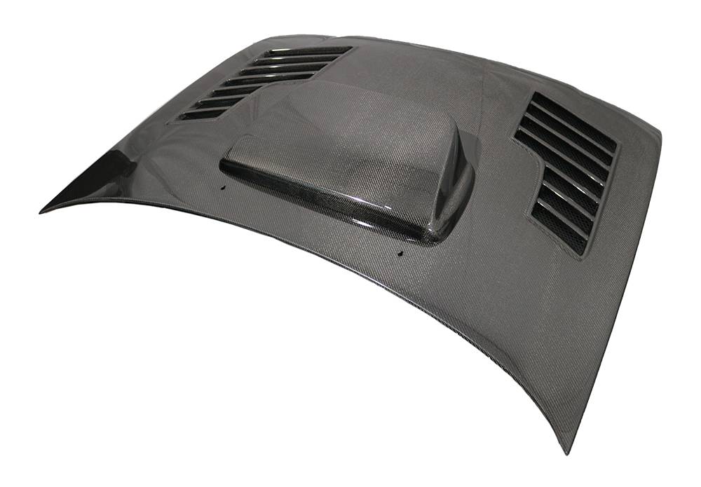 1993-2001 Subaru Impreza 2 doors 4 doors TRACER Style Carbon Fiber Black Hood-5