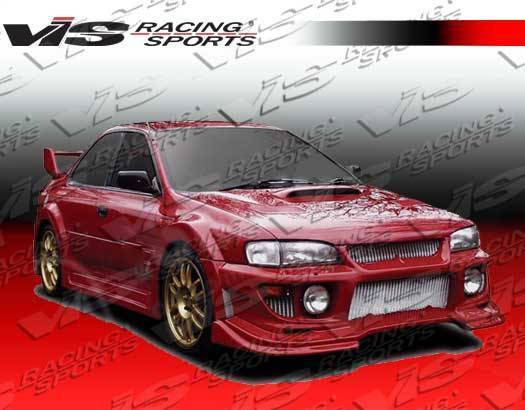 1993-2001 Subaru Impreza 4 doors Viper WB Style FRP Primer WideBody-1