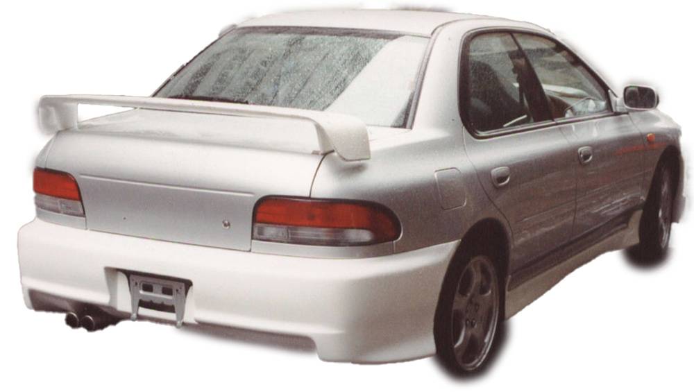 1993-2001 Subaru Impreza 2 doors 4 doors ZYCLONE Style FRP Primer Rear Bumper-2