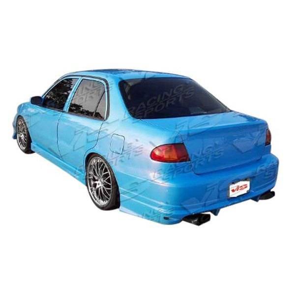 1993-1997 Toyota Corolla 4 doors BALLISTIX Style FRP Primer Rear Bumper-1