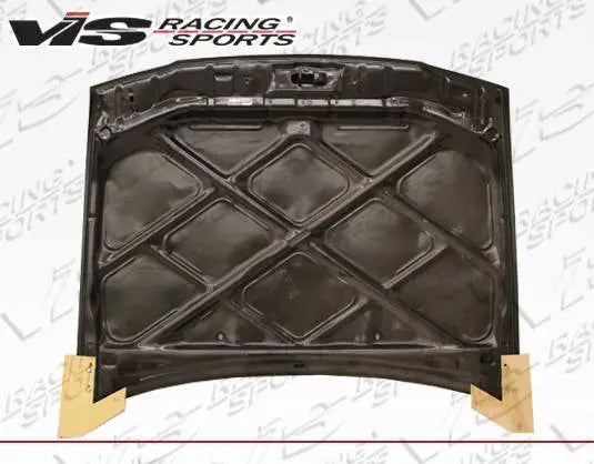 1993-1997 Toyota Corolla 4 doors OEM Style Carbon Fiber Black Hood-3