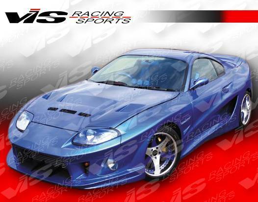 1993-1998 Toyota Supra 2 doors Alfa WB Style FRP Primer Full Kit-4