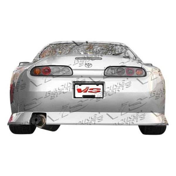 1993-1998 Toyota Supra 2 doors B Speed Style FRP Primer Rear Bumper-2
